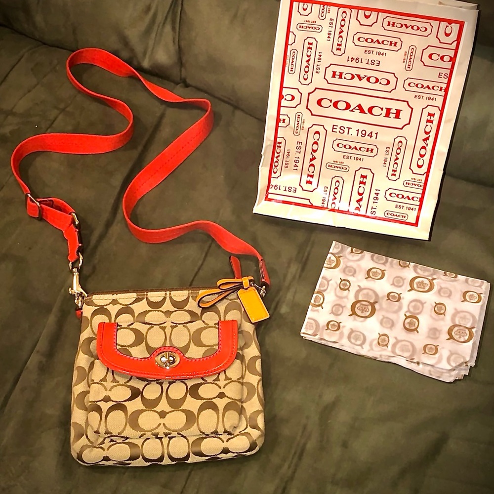 COACH Canvas Crossbody Bag